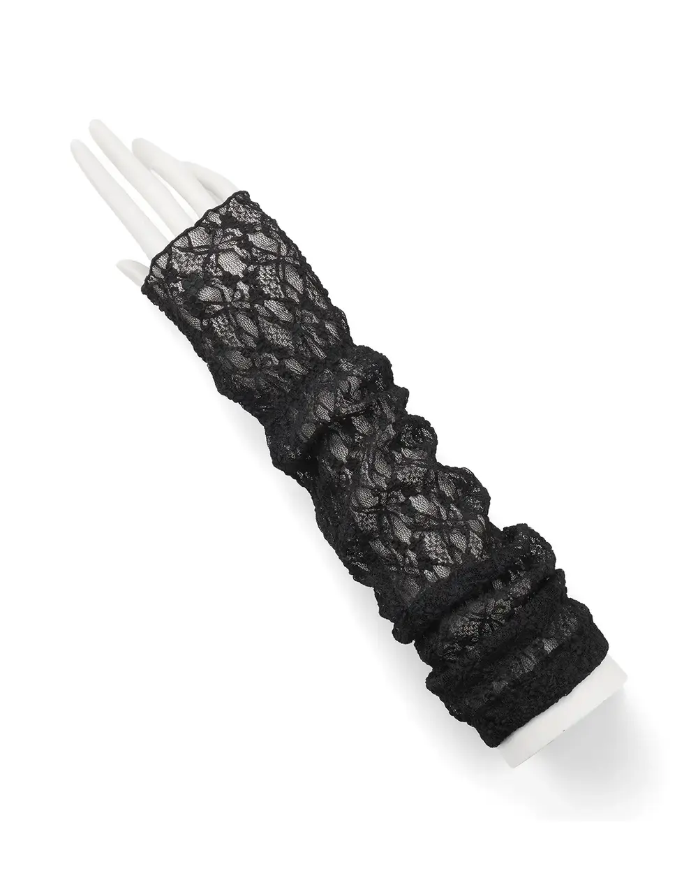 フィオーリモチーフ付きレースアームカバー/ブラック