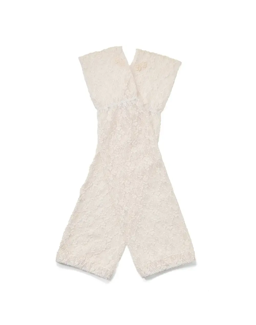 フィオーリモチーフ付きレースアームカバー/オフホワイト