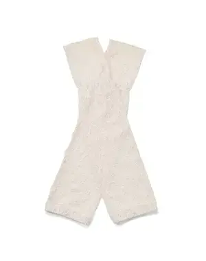 フィオーリモチーフ付きレースアームカバー/オフホワイト