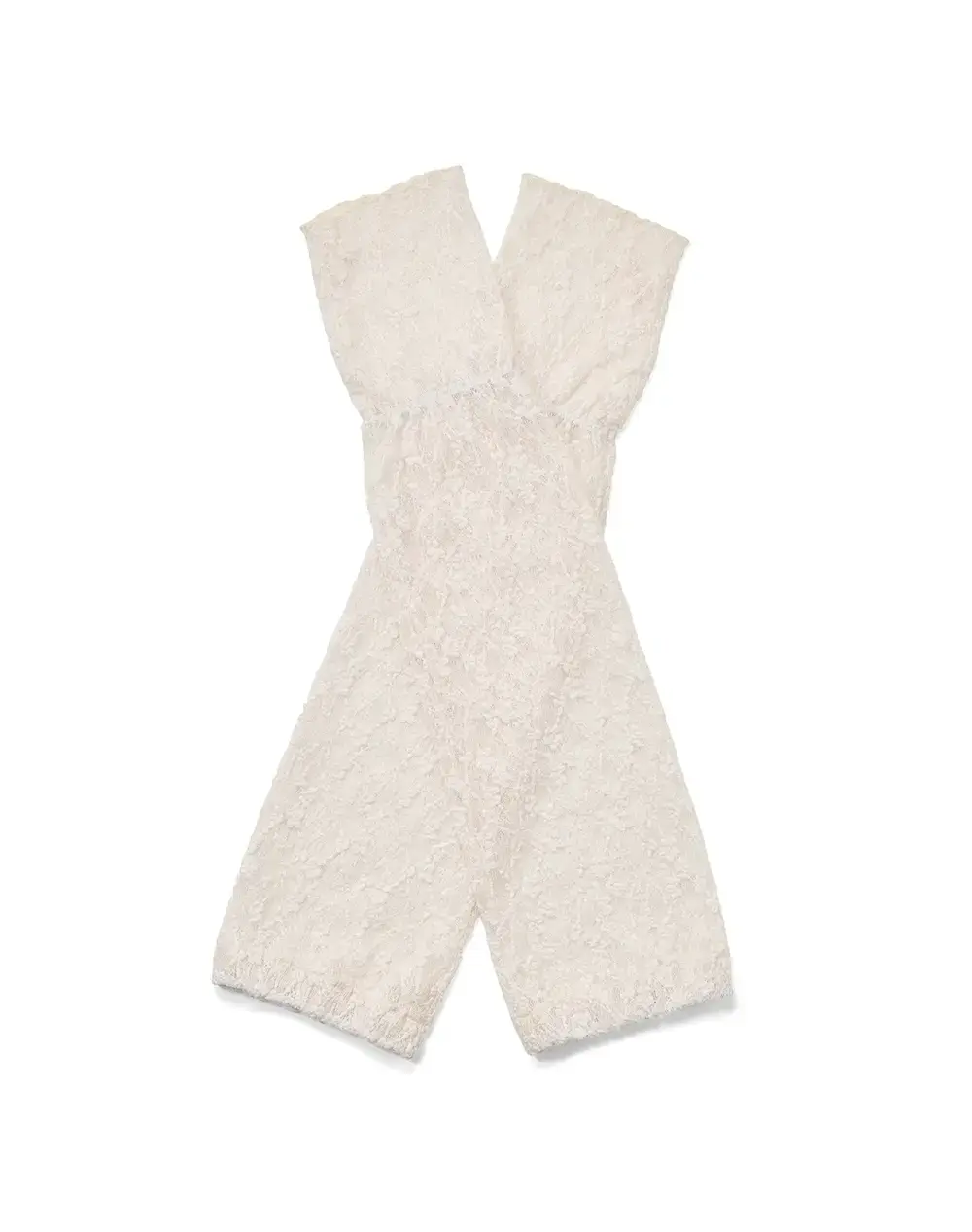 フィオーリモチーフ付きレースアームカバー/オフホワイト