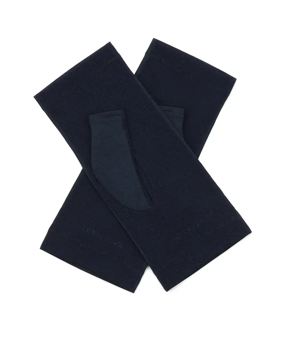 トイ・プードルモチーフUVケアフィンガーレスショートグローブ/ネイビー