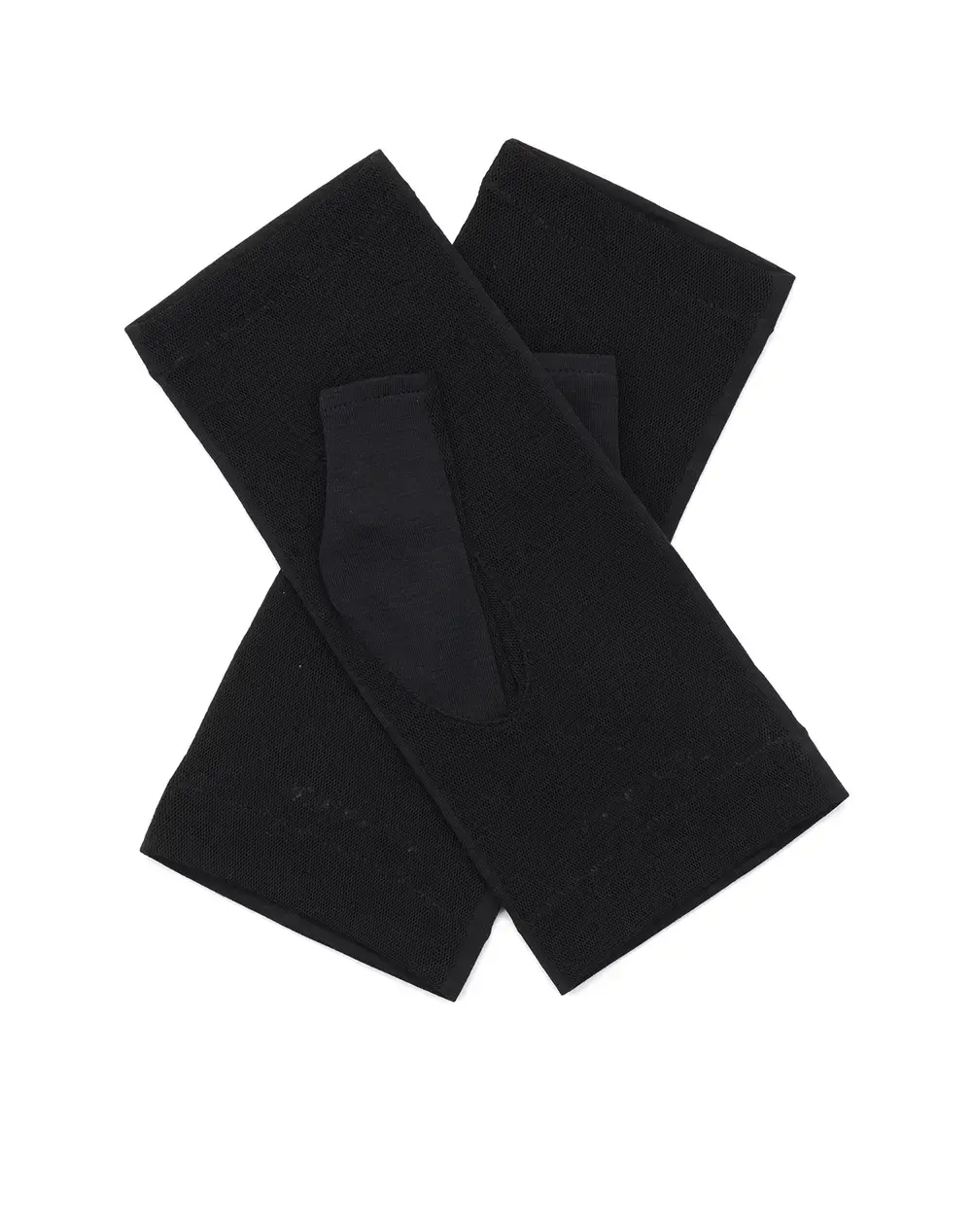 トイ・プードルモチーフUVケアフィンガーレスショートグローブ/ブラック