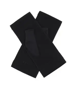 トイ・プードルモチーフUVケアフィンガーレスショートグローブ/ブラック