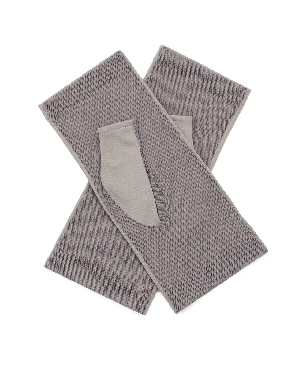 トイ・プードルモチーフUVケアフィンガーレスショートグローブ/グレージュ