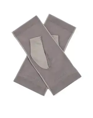 トイ・プードルモチーフUVケアフィンガーレスショートグローブ/グレージュ