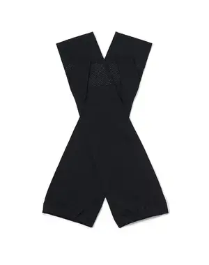 フィオーリモチーフ付きUVケアフィンガーレスロンググローブ/ブラック