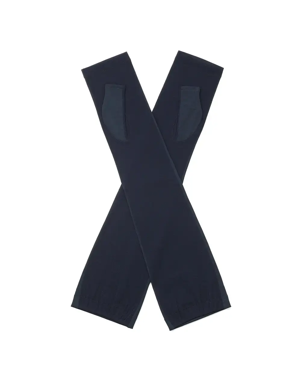 トイ・プードルモチーフUVケアフィンガーレスロンググローブ/ネイビー