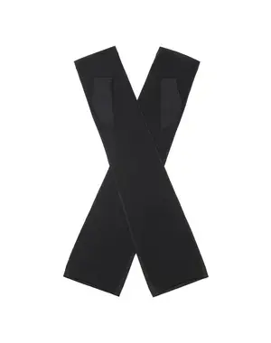 トイ・プードルモチーフUVケアフィンガーレスロンググローブ/ブラック