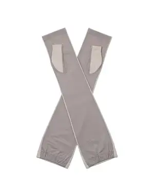 トイ・プードルモチーフUVケアフィンガーレスロンググローブ/グレージュ