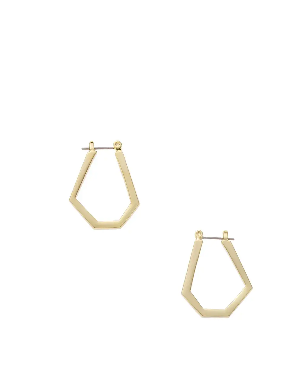 ジオメトリック ピアス/グリーン