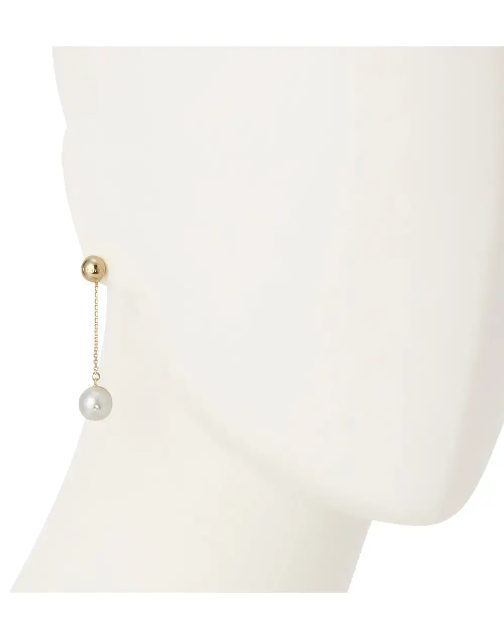【50%OFF】モダンパールピアス/ホワイト