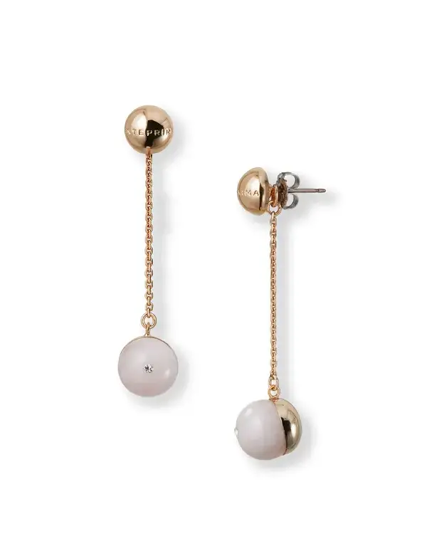 【50%OFF】カラーストーンピアス/ピンク