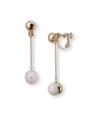【50%OFF】カラーストーンイヤリング/ピンク