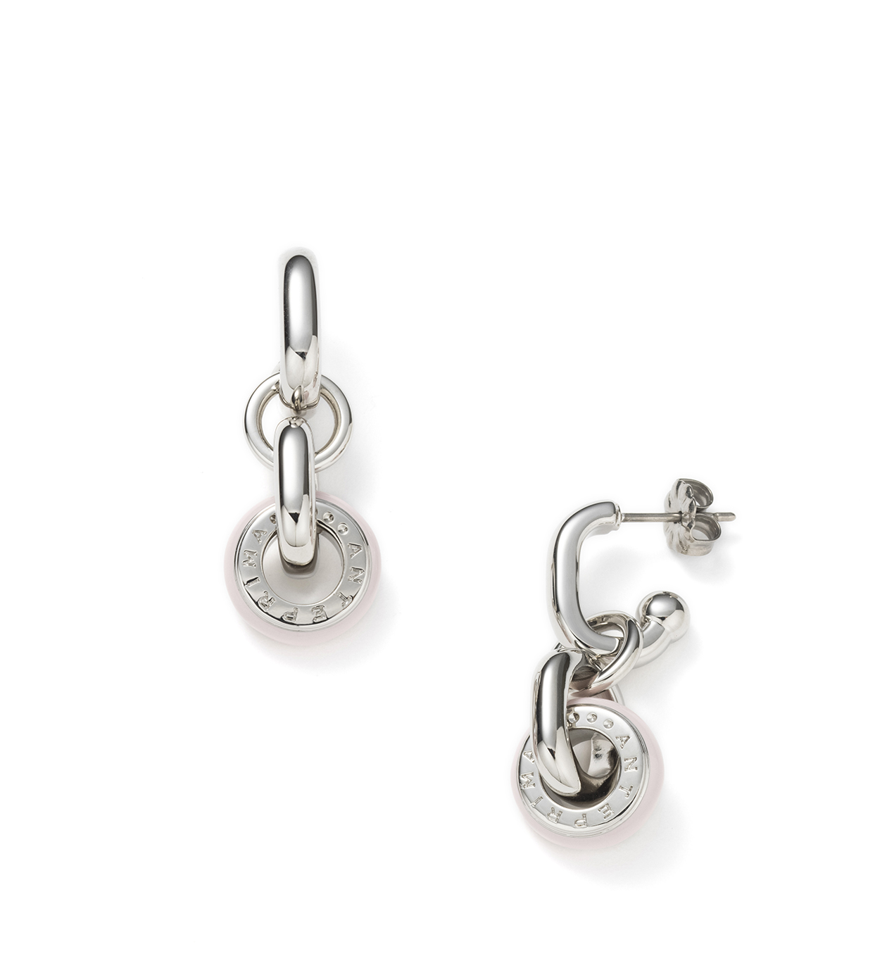 ロゴサークル ピアス ピンク アンテプリマ オンラインストア 新規会員登録で５００ポイントプレゼント