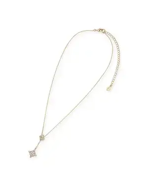 キュービックジルコニア スライドネックレス/ゴールド