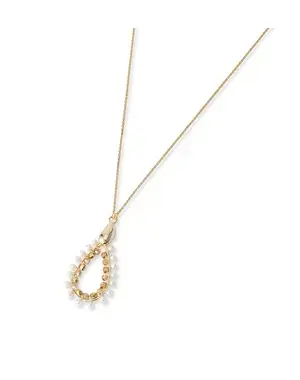 【50%OFF】ドロップネックレス/ゴールド