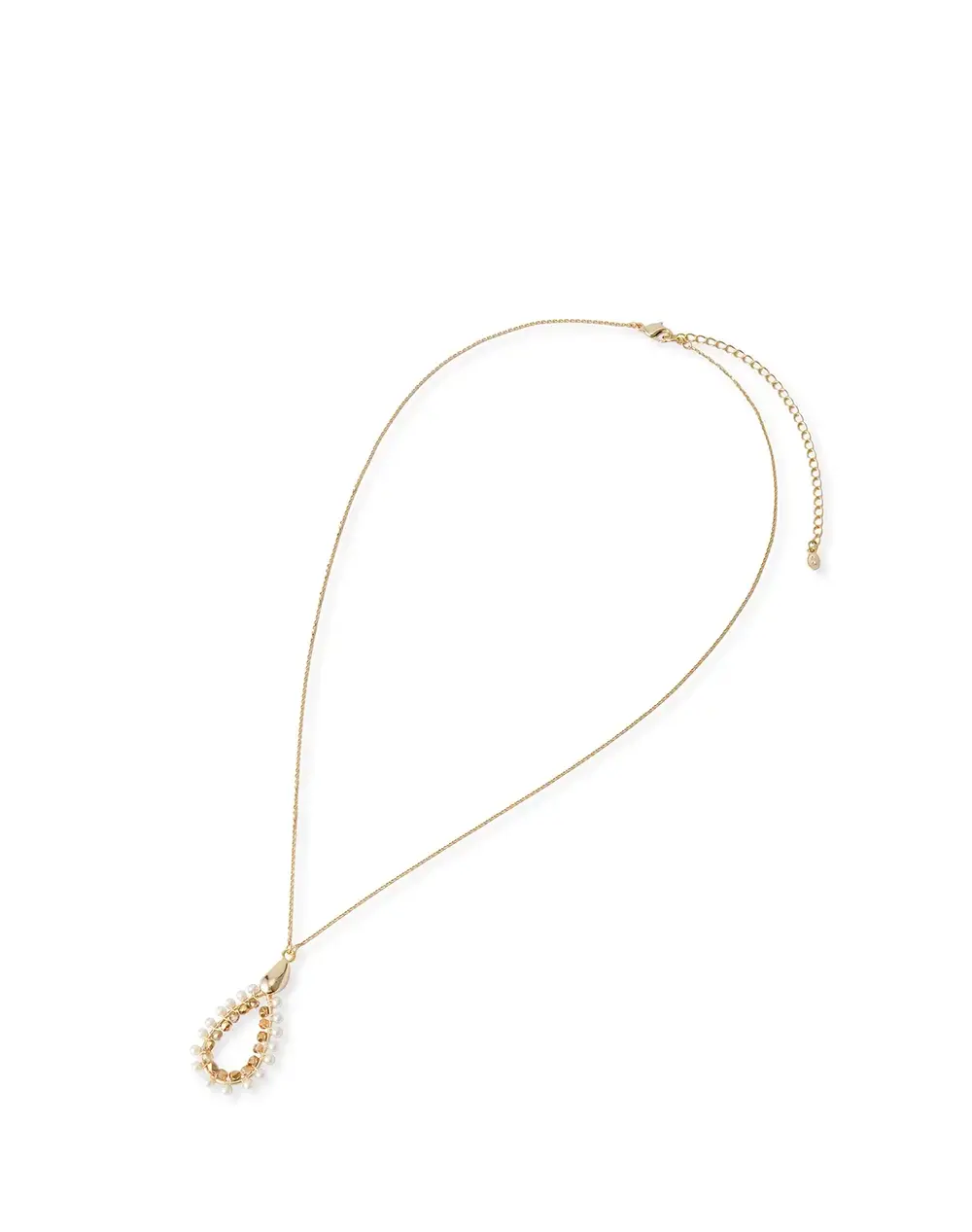 【50%OFF】ドロップネックレス/ゴールド