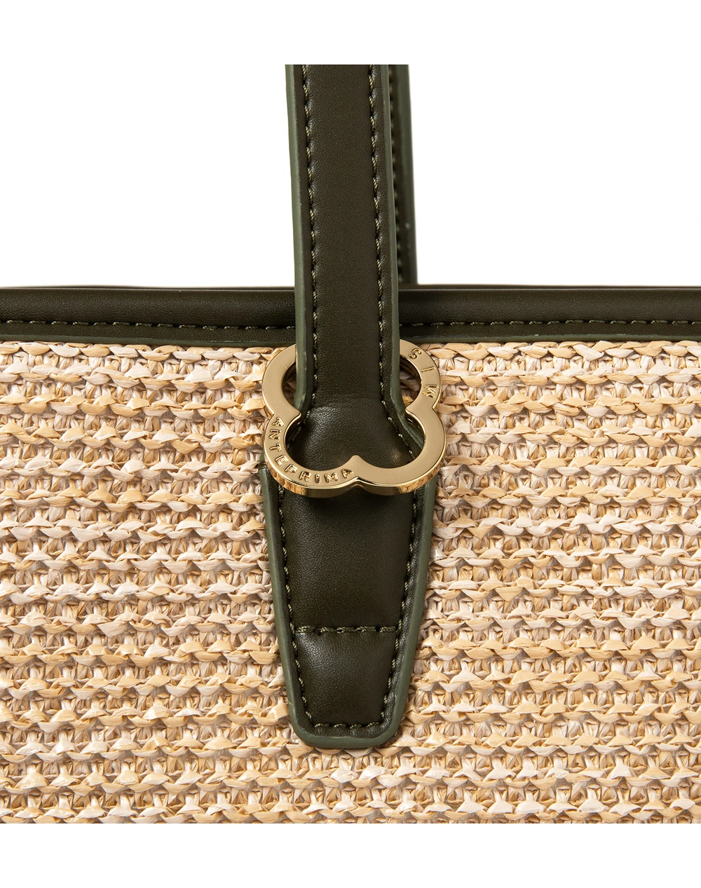 【50%OFF】ラフィア クラッシカ/ラージ/カーキ