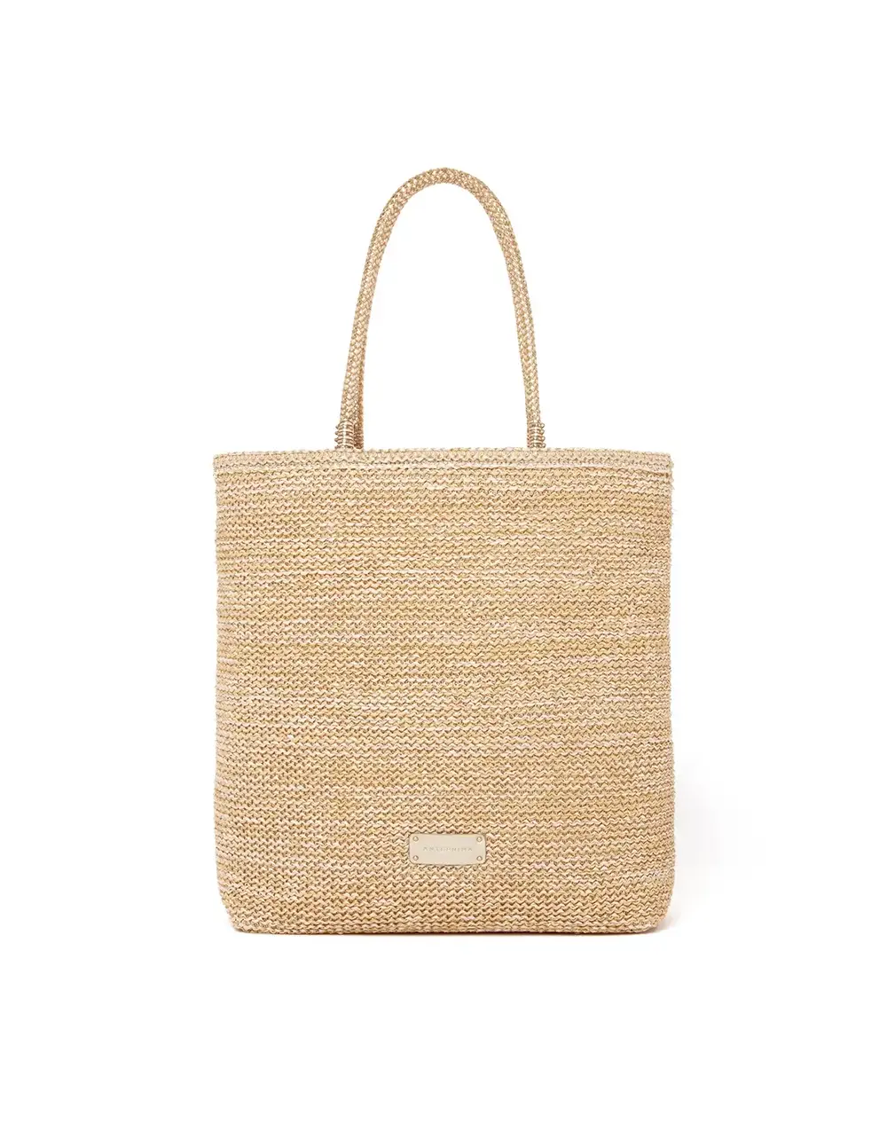 【30%OFF】ワイヤー ラフィア/ラージ 縦長/ナチュラル