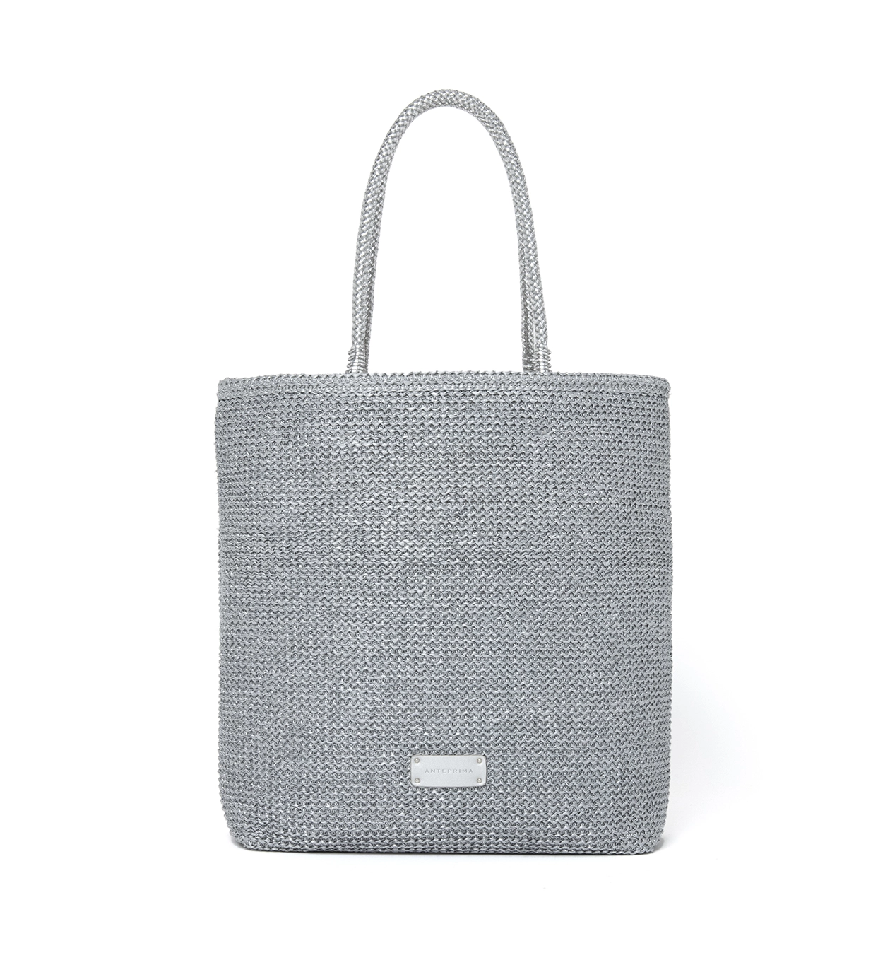 【30%OFF】ワイヤー ラフィア/ラージ 縦長/シルバー