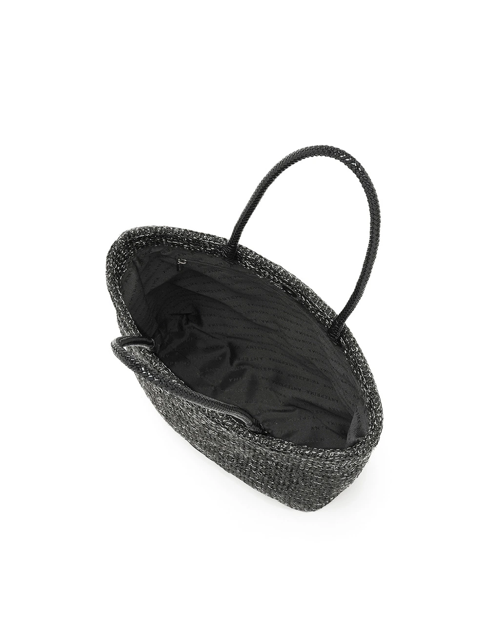 【30%OFF】ワイヤー ラフィア/ラージ 縦長/ブラック