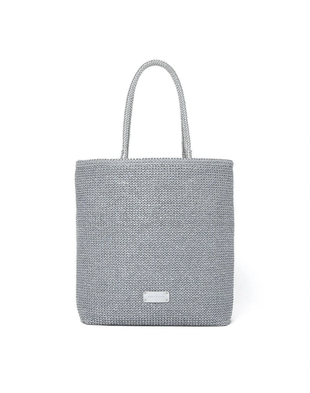 【30%OFF】ワイヤー ラフィア/ラージ 縦長/シルバー