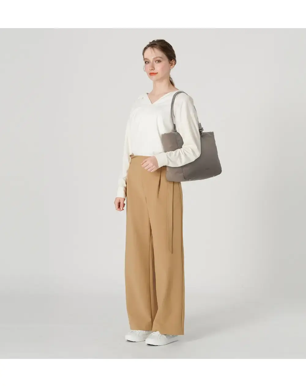 【30%OFF】ワイヤー ナイロン/ラージ/キャメル