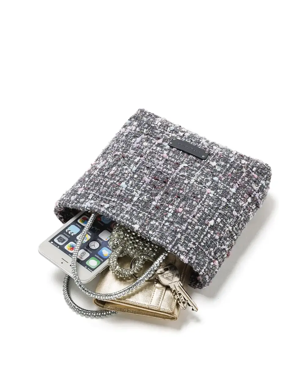 ワイヤー ツイード/スモール/グレー【予約販売商品】