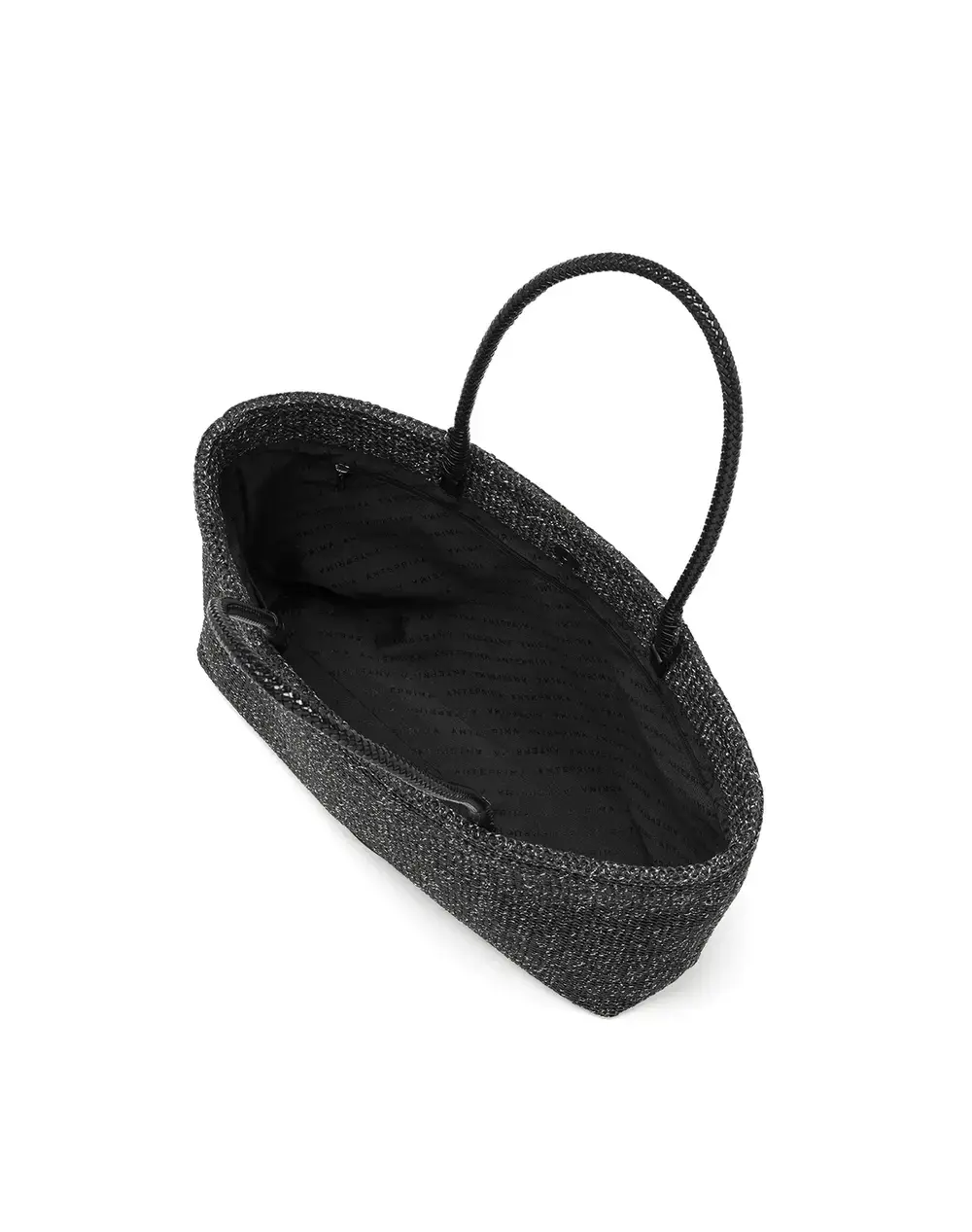 【30%OFF】ワイヤー ラフィア/ラージ 横長/ブラック