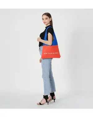 タカヒロ イワサキ/ニットバッグ/オレンジ