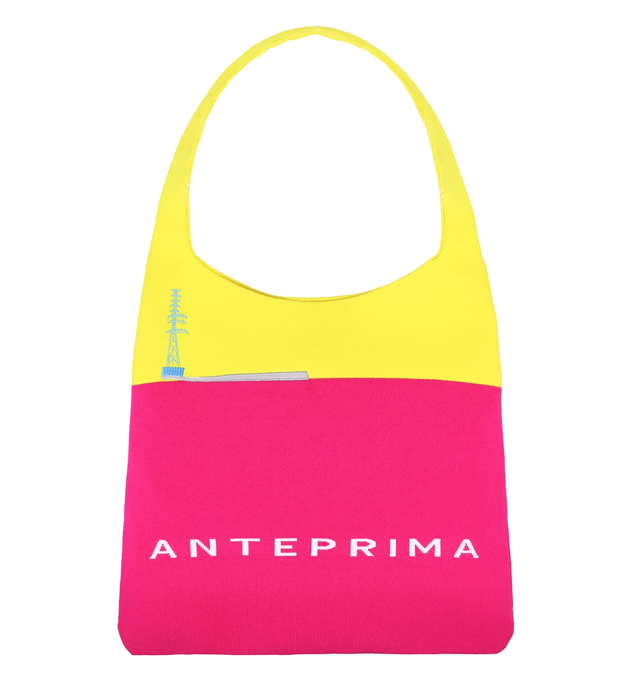 タカヒロ イワサキ/ニットバッグ/フクシアピンク