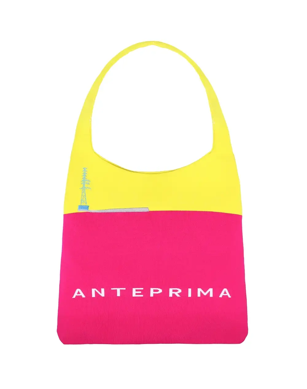 タカヒロ イワサキ/ニットバッグ/フクシアピンク