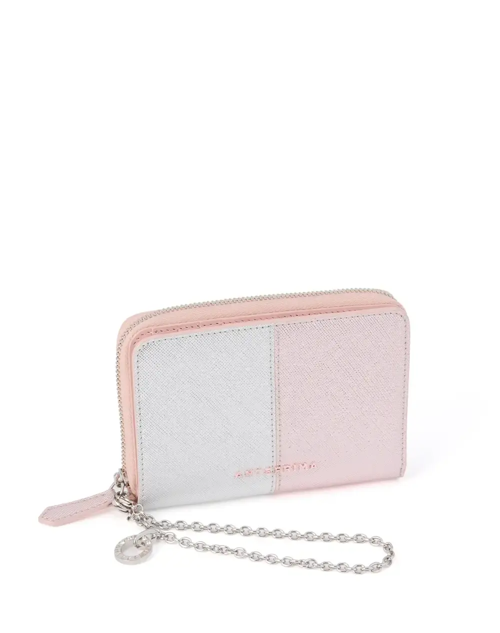【30%OFF】サフィアーノ ブロッコ/ウォレット/パウダリーピンクシルバー