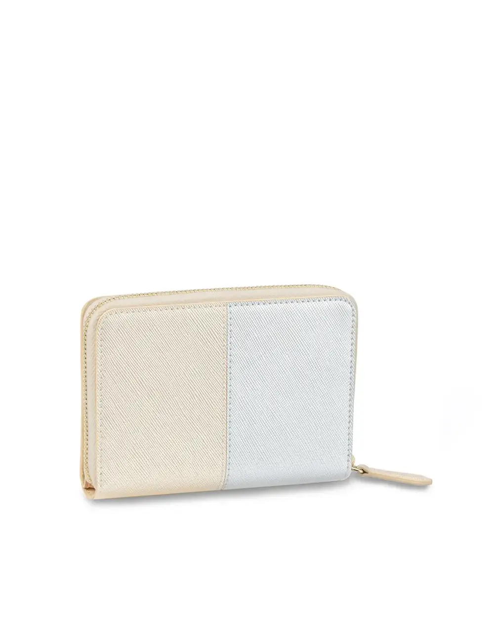 【30%OFF】サフィアーノ ブロッコ/ウォレット/シルバーゴールド