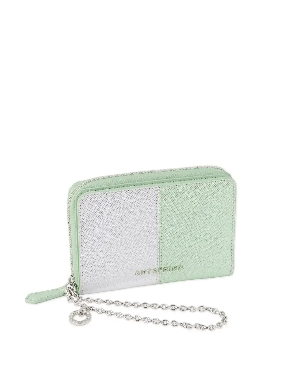 【30%OFF】サフィアーノ ブロッコ/ウォレット/ミントシルバー