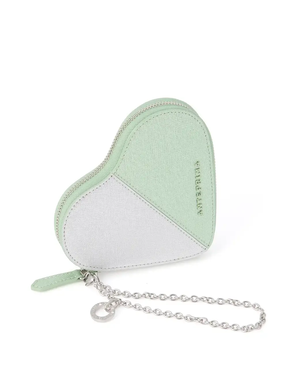 【30%OFF】サフィアーノ ブロッコ/マルチケース/ミントシルバー