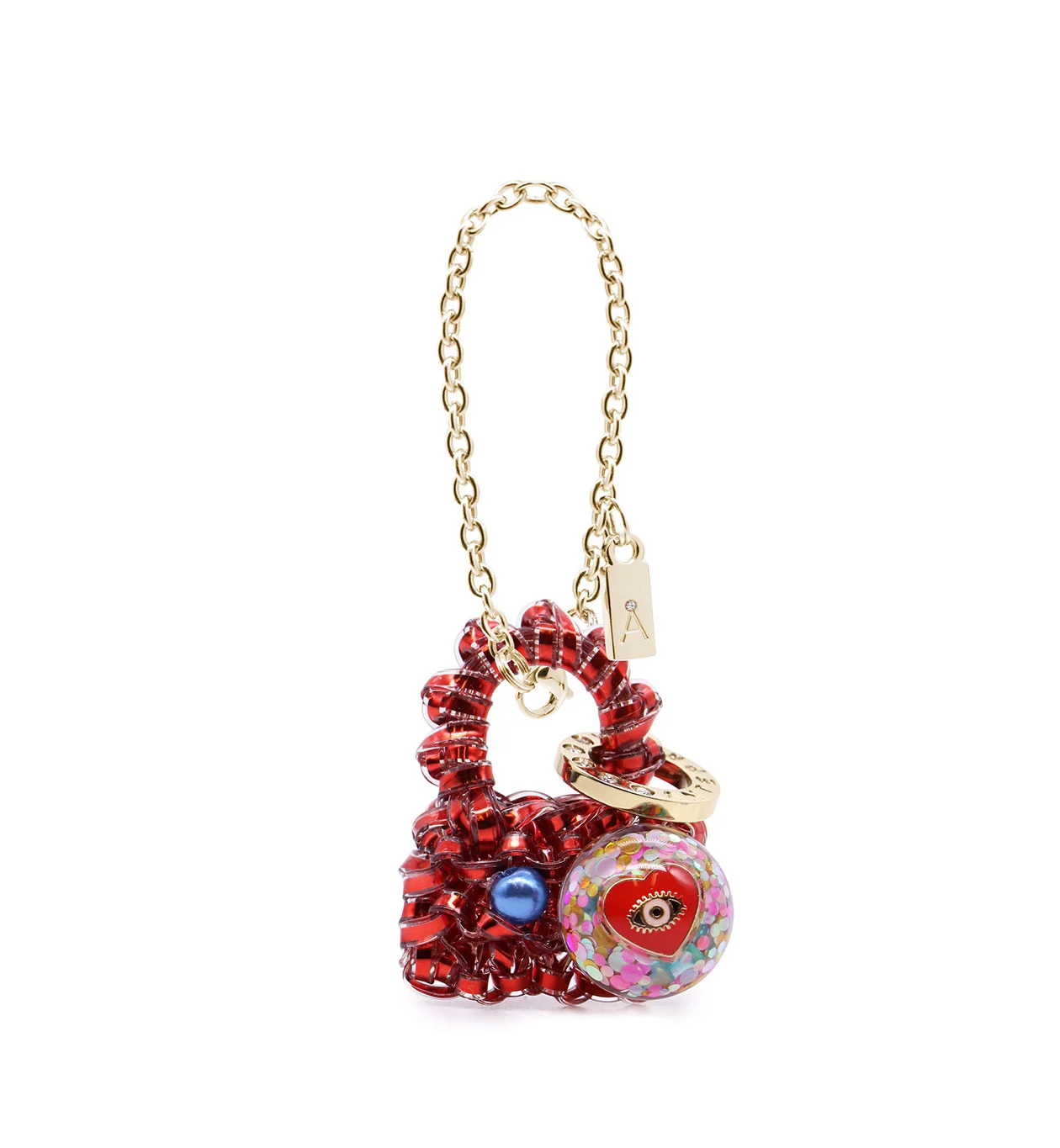 ミカ ニナガワ/バッグチャーム/レッド