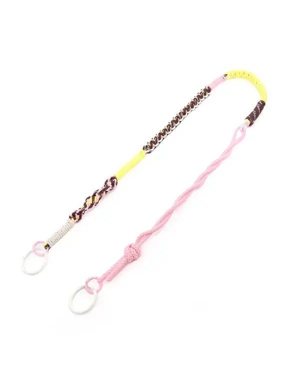 ワイヤーストラップ/マットフラミンゴ×マットホワイト