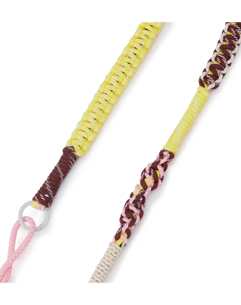 ワイヤーストラップ/マットフラミンゴ×マットホワイト