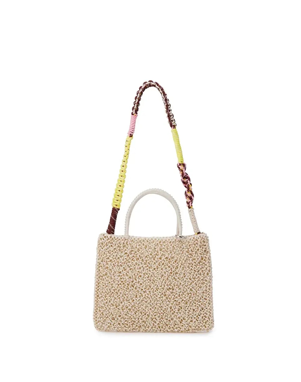 ワイヤーストラップ/マットフラミンゴ×マットホワイト