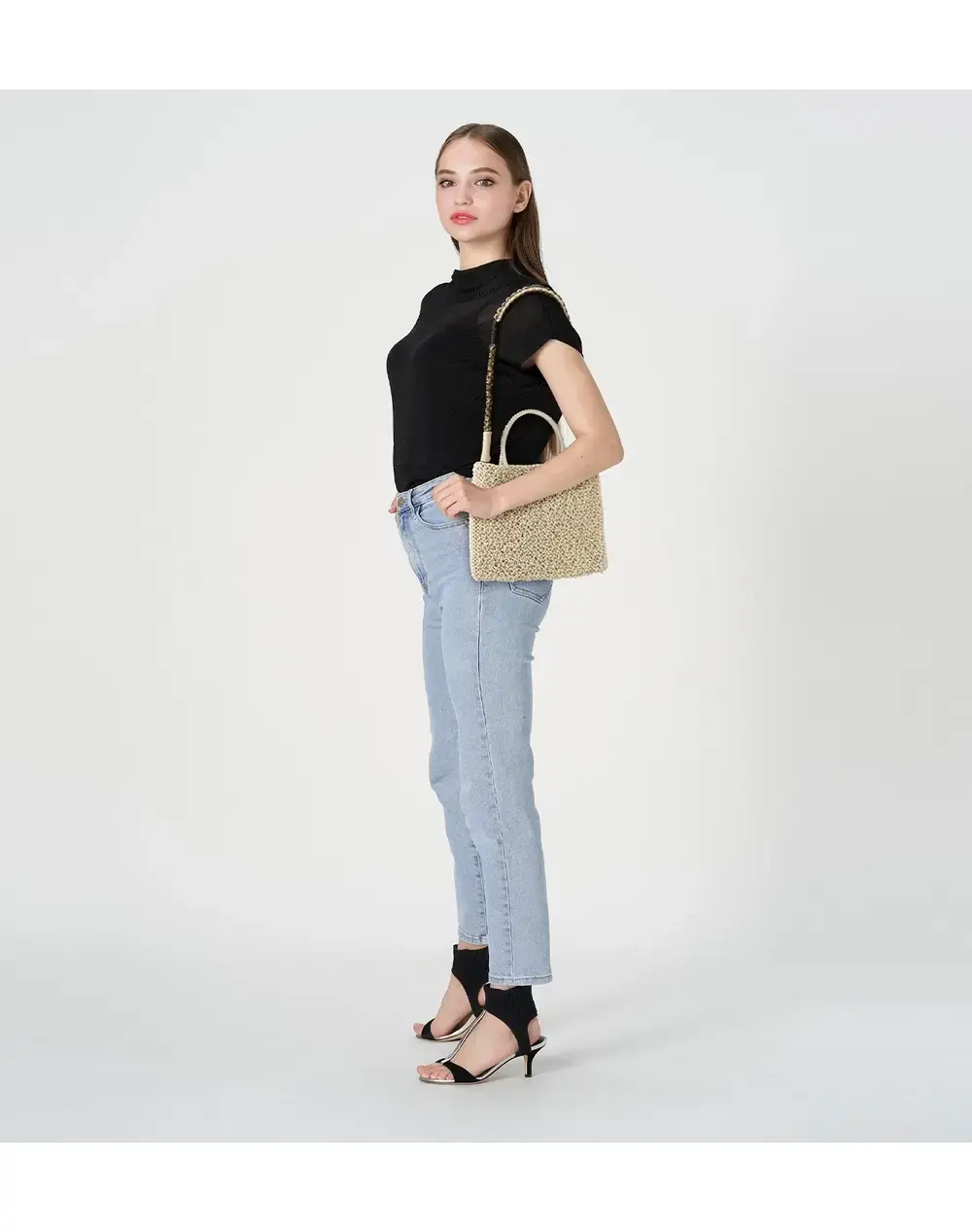 ワイヤーストラップ/マットブラック×マットオリーブ