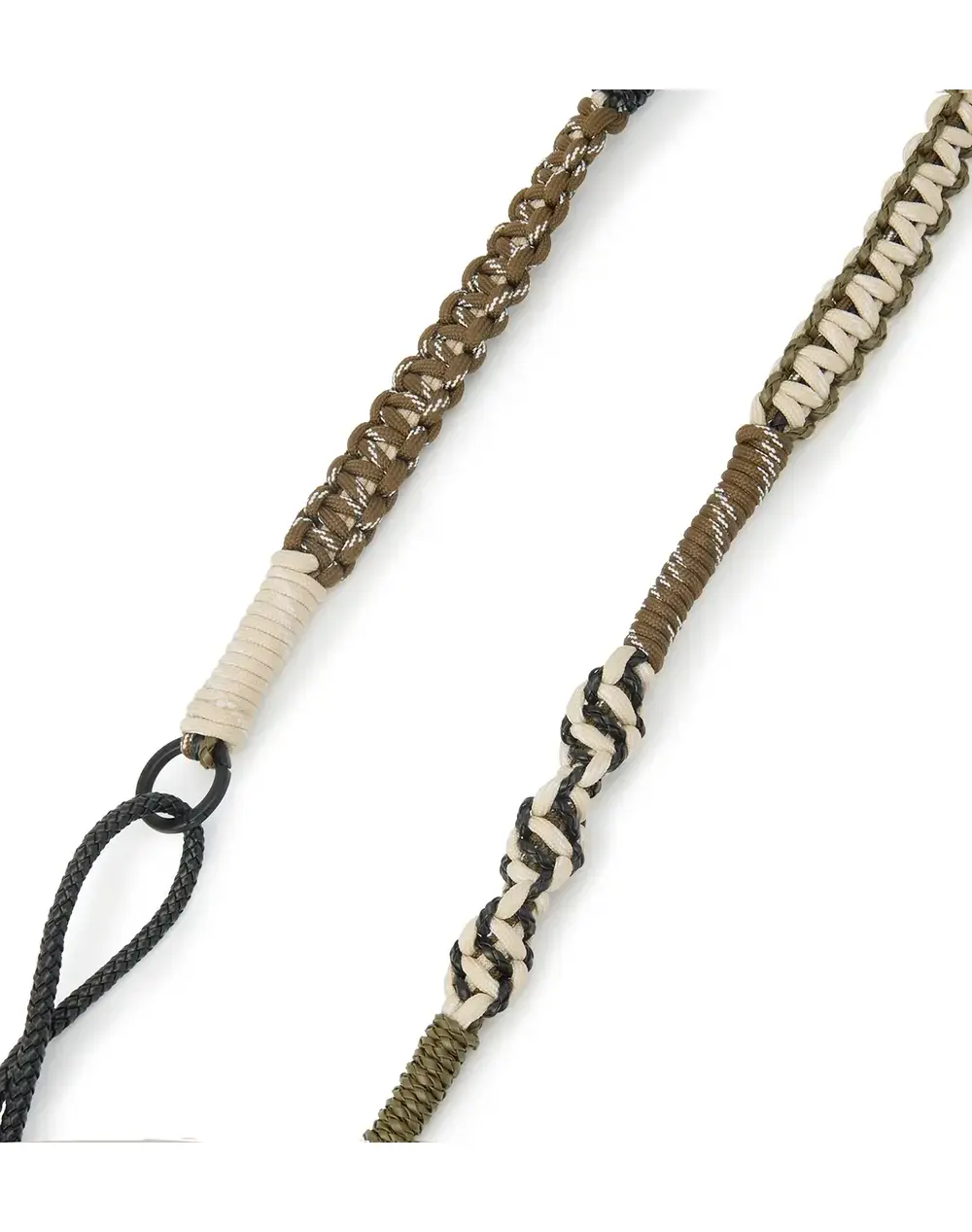 ワイヤーストラップ/マットブラック×マットオリーブ