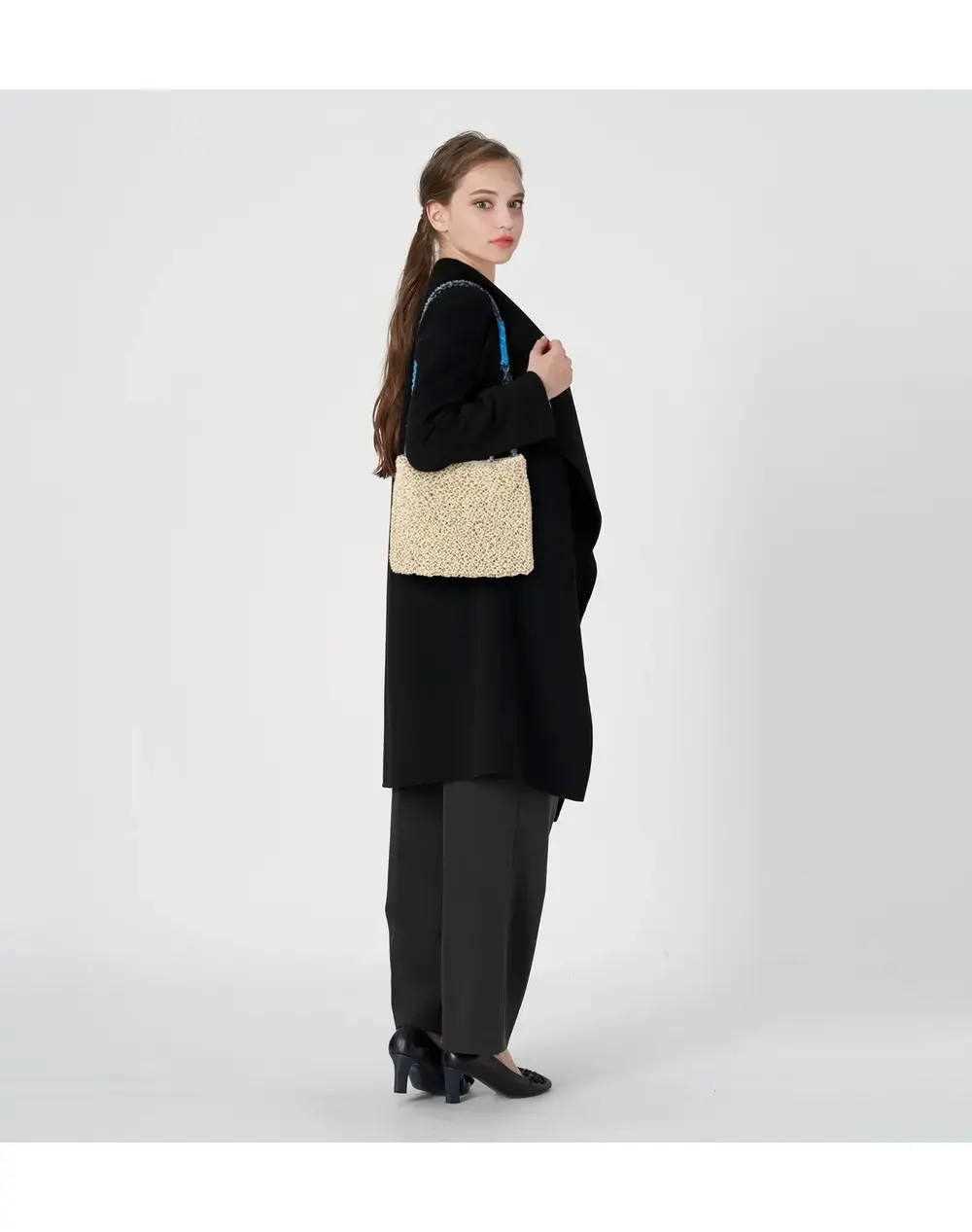 ワイヤーストラップ/マットスモークグレー×マットストーン