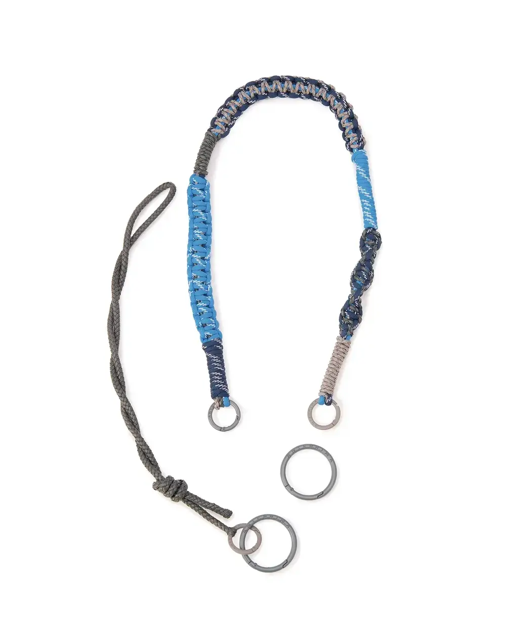 ワイヤーストラップ/マットスモークグレー×マットストーン