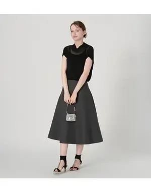 ワイヤーストラップ/ショート/マットサンドベージュ×マットブラック