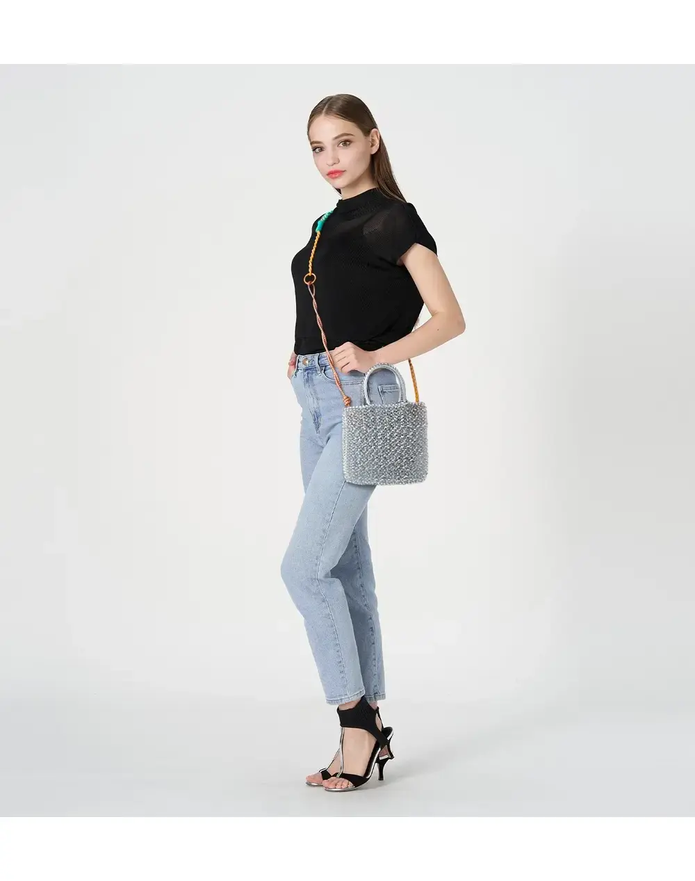 ワイヤーストラップ/マンダリン アルボルド×オレンジ