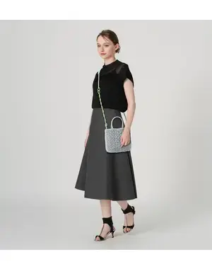 ワイヤーストラップ/マットアップルグリーン×ホワイト