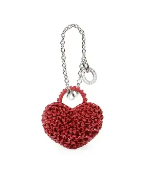 クオーリ/バッグチャーム/エナメルレッド