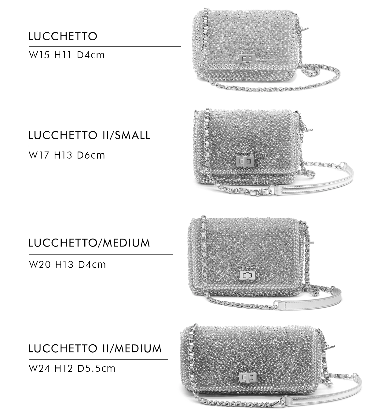 ルッケット/横長/ミディアム/オーロラホワイト ｜ 【公式