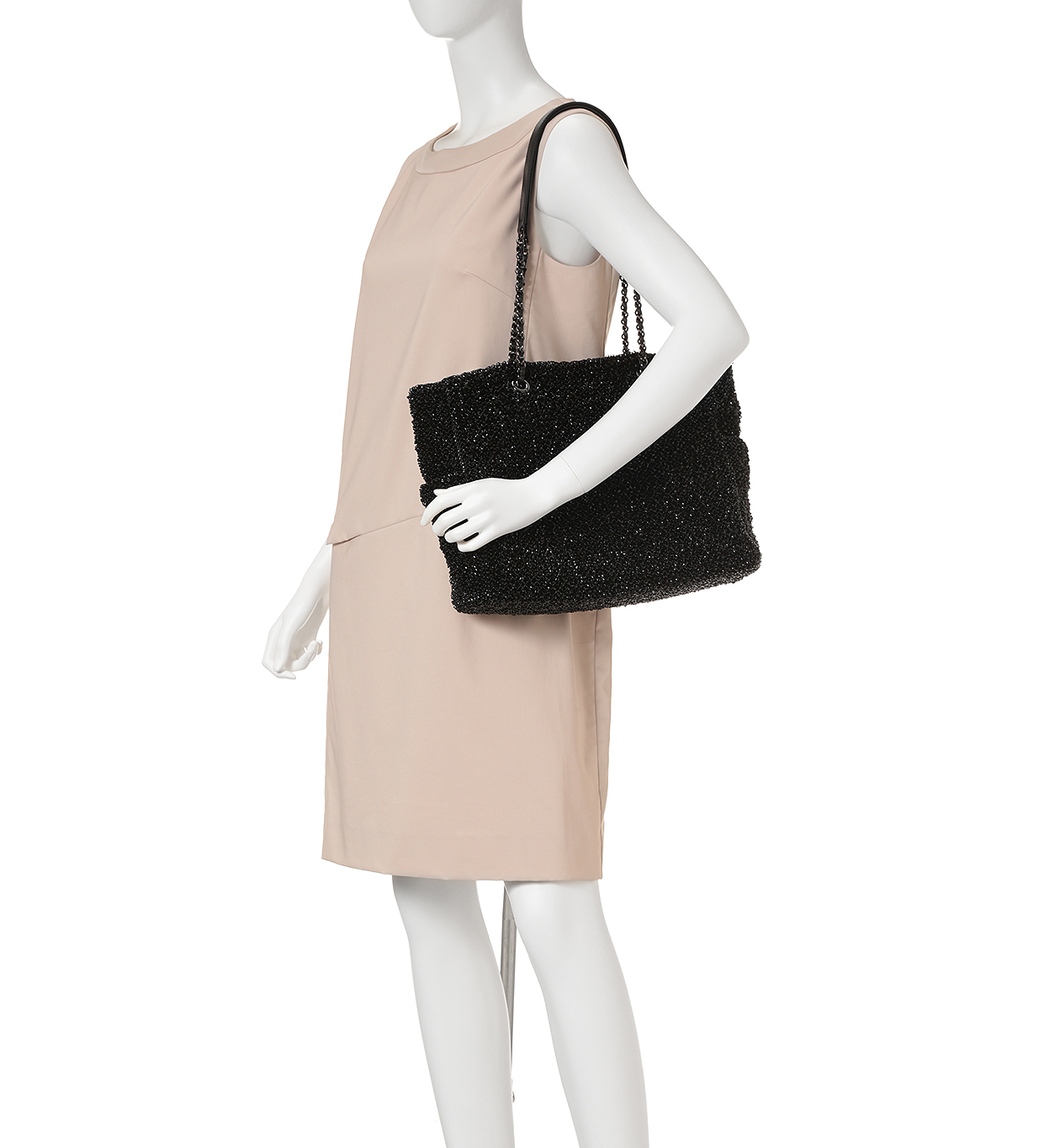 卸売 Anteprima公式 アンテプリマ トートバッグ レディース Pb20shf2b9 Wirebag Anteprima エナメルブラック ラージ オッキエッロ ワイヤーバッグ バッグ Pb20shf2b9 145 000